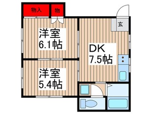 スメル　スウィートの物件間取画像